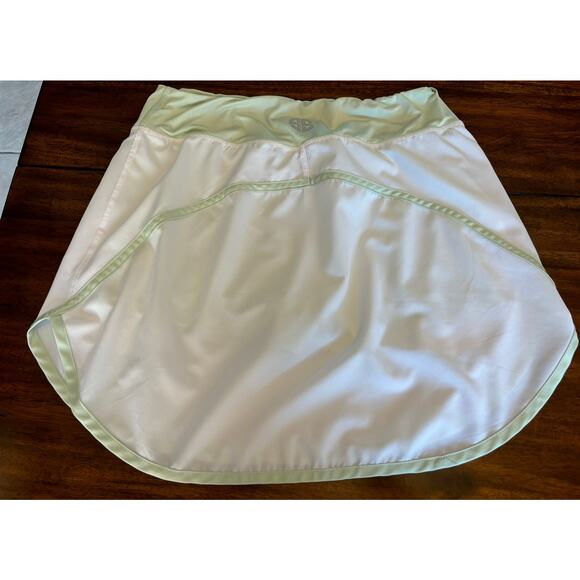 Simply Southern Tennis Golf Pickleball Skort Skirt Mint White Large Sporty - Picture 2 of 6